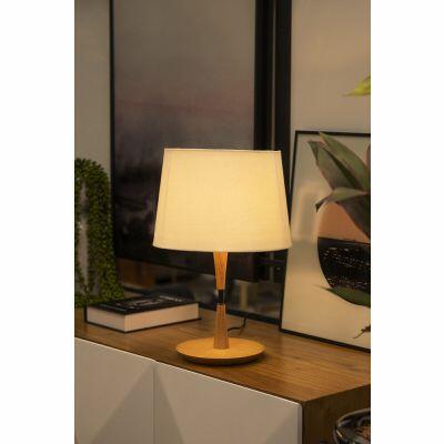 Abajur 1 Lâmpada Standard M E27 Castanho Madelustre