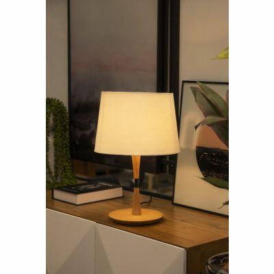 Abajur 1 Lâmpada Standard P E27 Castanho Madelustre