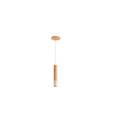 Pendente Madelustre Madeira 1 Lâmpada Legno 25cm Castanho GU10