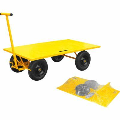 Carrinho Plataforma Vonder 600kg Metálico Amarelo Carrinho Plataforma Vonder 600kg Metálico Amarelo