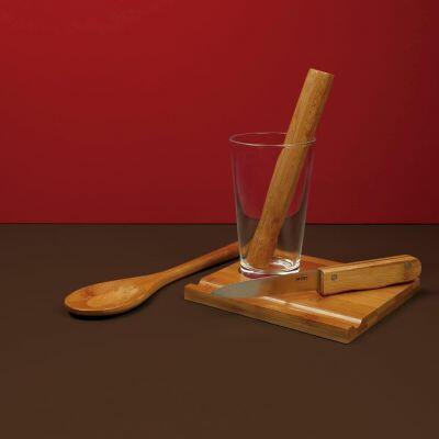 Conjunto para Caipirinha Mor 5 Peças Bambu