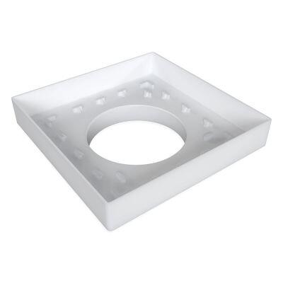 Ralo Oculto Branco 15x15cm Lgmais