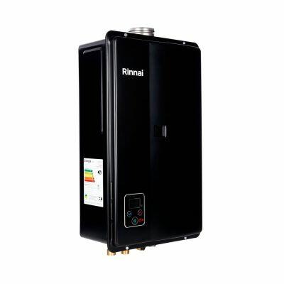 Aquecedor de Água a Gás GLP Digital 32,5L/min Preto E33 Rinnai
