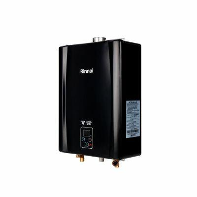 Aquecedor de Água a Gás GN Digital 21L/min Preto E21 Rinnai