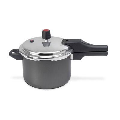 Panela De Pressão Antiaderente 4,5L para fogão de Indução Grafite Multiflon Panela De Pressão Antiaderente 4,5L para fogão de Indução Grafite Multiflon