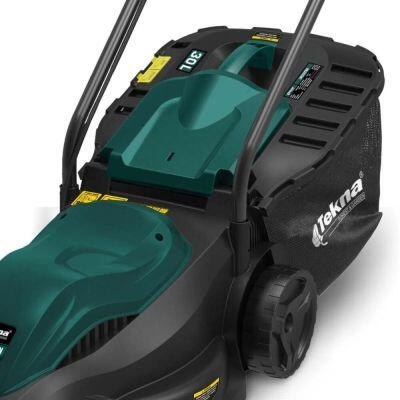 Cortador de Grama Elétrico com Recolhedor Tekna 1000W Verde Cortador de Grama Elétrico com Recolhedor Tekna 1000W Verde