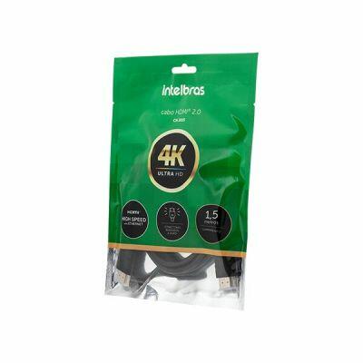 Cabo HDMI 1,5m 2.0 Alta Definição 4K CH 2015 Preto Intelbras