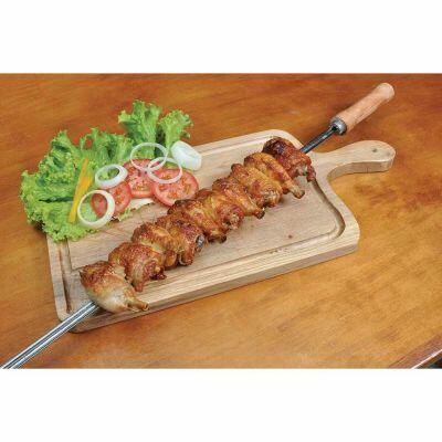 Espeto para Churrasco Simples 75cm Mor