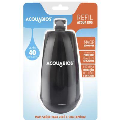 Refil para Filtro Acquabios E05 40L/H Preto Refil para Filtro Acquabios E05 40L/H Preto