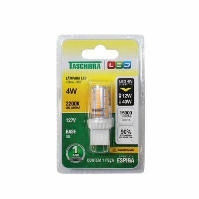 Lâmpada LED Taschibra Espiga 3W 2200K G9
