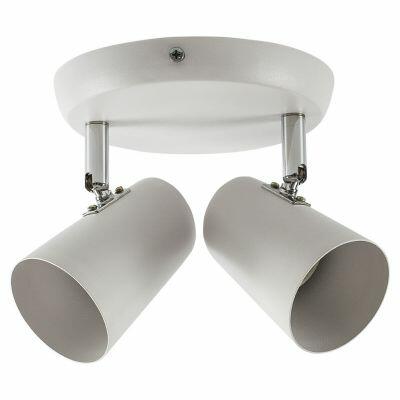 Spot Sobrepor Bronzearte New Shor 2 Lâmpadas E27 Branco
