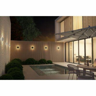 Arandela Kassel LED Quadrado 12w 3.000k Luz Branco Quente Blumenau Iluminação