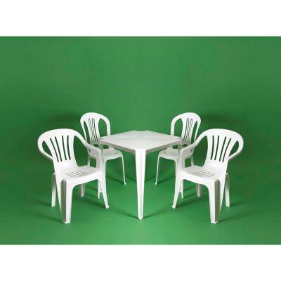 Mesa de Plástico Mor Branca