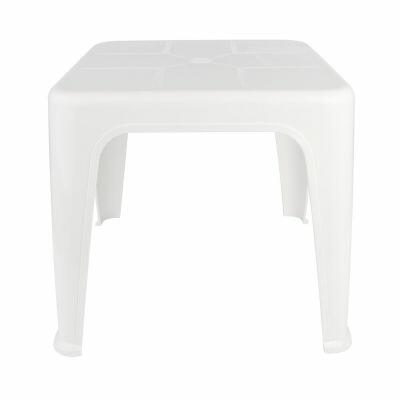 Mesa Plástica de Apoio Mor Branca Mesa Plástica de Apoio Mor Branca