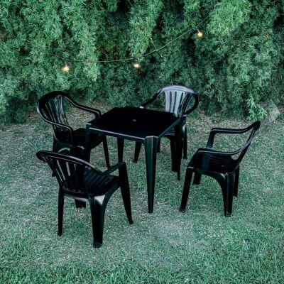 Mesa de Plástico Mor Preta