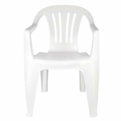 Poltrona Plástico Branca Mor