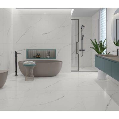 Porcelanato Statuário Retificado Acetinado 62x121 Damme