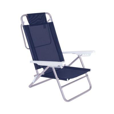 Cadeira de Praia Summer Azul Marinho Mor