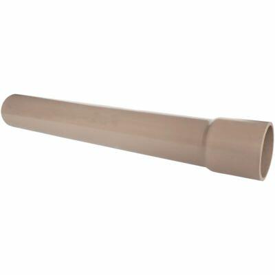 Tubo PVC 1m 50mm Marrom Plastilit