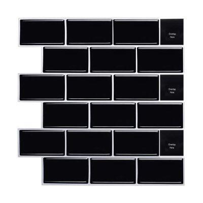 Pastilha Autoadesiva Metrô Black 30,5x30,5 Málaga
