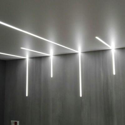 Perfil de LED Gaya Embutido Slim 2m Branco