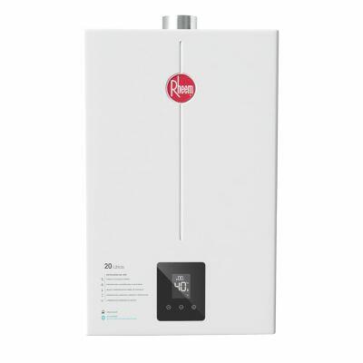 Aquecedor de Água a Gás Digital GLP 20l/min Prestige Bivolt Branco Rheem Aquecedor de Água a Gás Digital GLP 20l/min Prestige Bivolt Branco Rheem