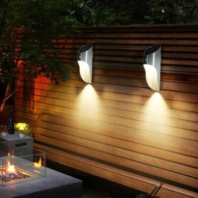 Arandela Solar Shemesh 1W 3000K Luz Amarela Gaya