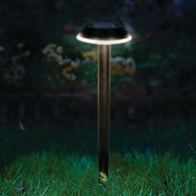 Espeto Jardim Solar Gaya Solis 2W Preto 2 Unidades