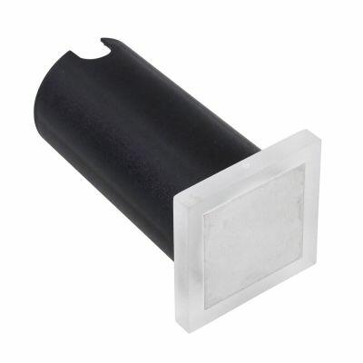 Balizador Embutido Quadrado 1W Slim 3000K Luz Amarela Gaya