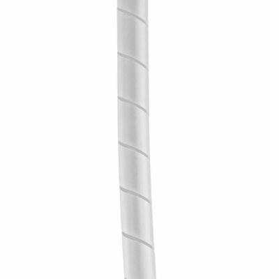 Organizador de Fios Frontec 2m 1/2 Tubo Espiral Branco Organizador de Fios Frontec 2m 1/2 Tubo Espiral Branco