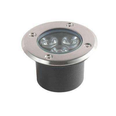 Embutido de Solo Dresden LED IP67 Inox 5w 3.000k Luz Branco Quente Blumenau Iluminação