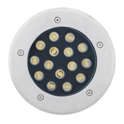 Balizador de Embutir 15W 3000K Inox Luz Amarela Gaya