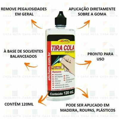 Removedor de Adesivo120ml Tira Cola Incolor Allchem