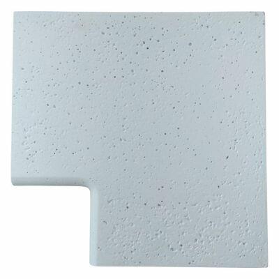 Borda Boleada Canto 90º Via Acqua Bianco 32,5x32,5x2 Cimentíssimo