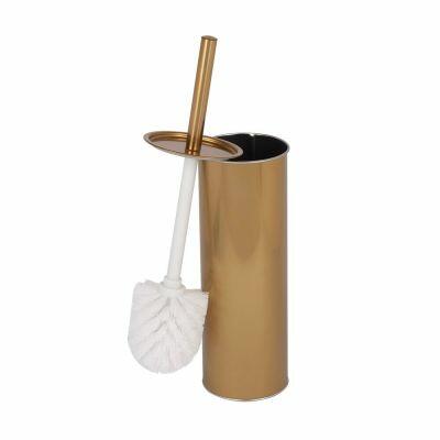 Escova Sanitária Metal Dourado Casa&Ideia