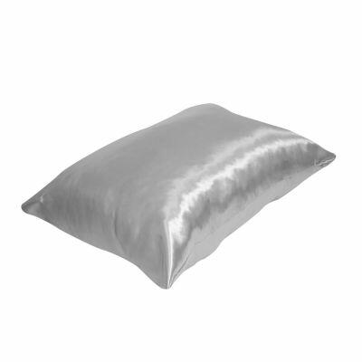 Fronha Bye Bye Frizz Cetim Prata 0,50x0,70m Fibrasca