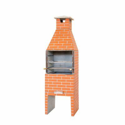 Churrasqueira Pré-Moldada 75Cm Tijolinho Vermelha Primus