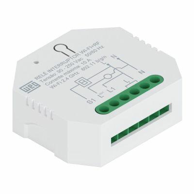 Módulo Relé Interruptor Wi-fi + RF Branco Ártico Weg