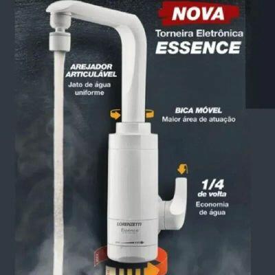 Torneira Elétrica Essence 1/2" Branco Lorenzetti