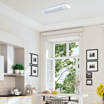 Luminária de Sobrepor Linea Teto LED 6500k Bivolt Bronzearte