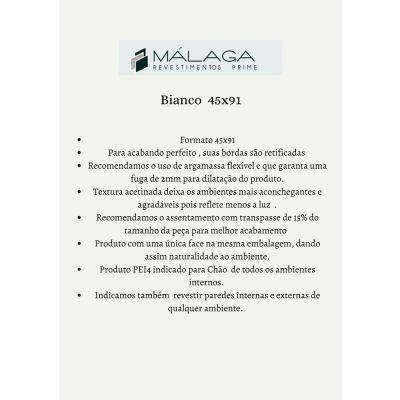 Revestimento Parede Bianco Retificado Acetinado