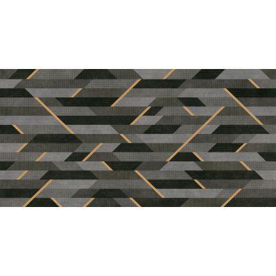 Porcelanato Moving Retificado 62x121 Preto/cinza Extra Damme