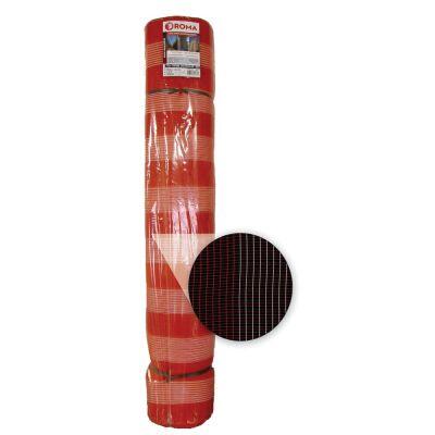 Tela Tapume 1,2 x 50m Laranja Branco Roma Tela Tapume 1,2 x 50m Laranja Branco Roma