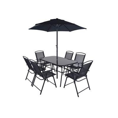 Conjunto de Jardim Caribe 8 Peças Aço Fascino Conjunto de Jardim Caribe 8 Peças Aço Fascino