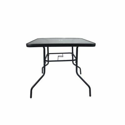 Conjunto de Jardim Atenas 6 Peças Preto Fascino