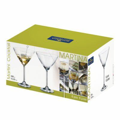 Jogo de Taças Cristal 6 Peças Martina 285ml Bohemia