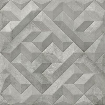 Porcelanato Habit Cemento Retificado Acetinado 60x60 Cinza Itagres