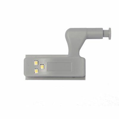 Luminária para móvel Switch Light com 2 peças 3000k Cinza Luz Amarela Bronzearte