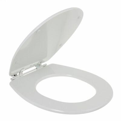 Assento Sanitário MDF Laqueado Convencional Cinza Branco Hidrofama