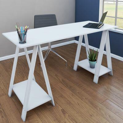 Mesa Cavalete Branco Multivisão Mesa Cavalete Branco Multivisão